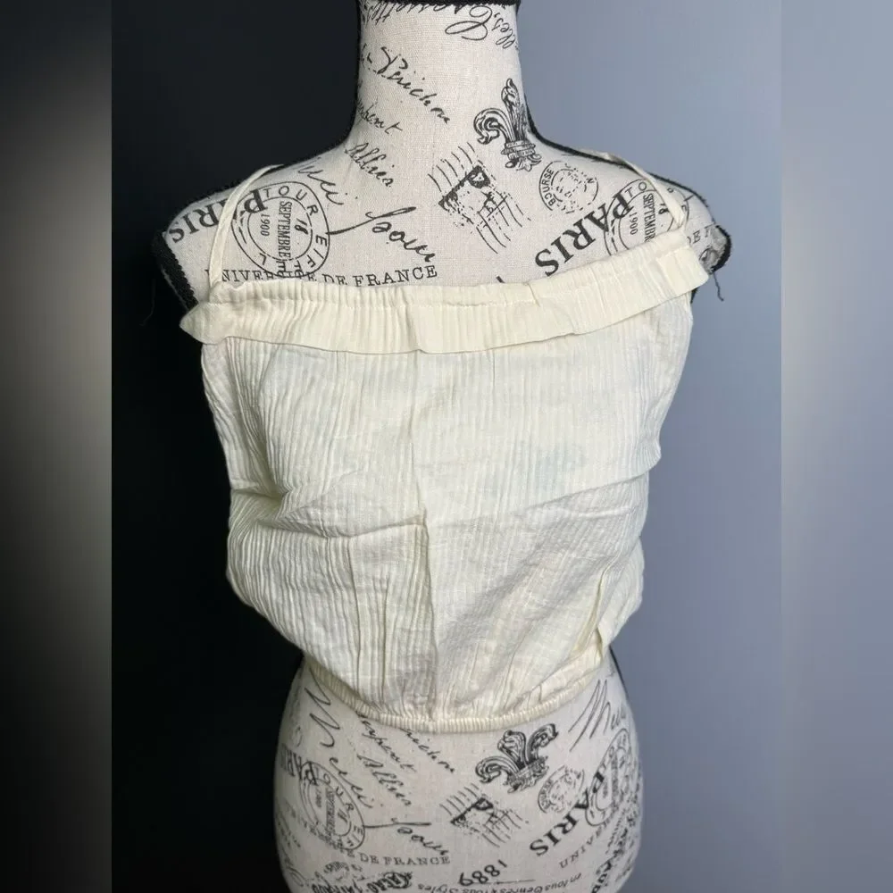J.Crew Halter top  in airy gauze NWT Size S